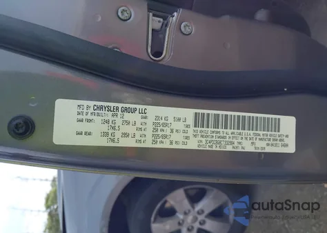 2012 Dodge Journey Sxt from USA, damaged, VIN 3C4PDCBG8CT332984